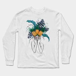 Pineapples are in my head Long Sleeve T-Shirt